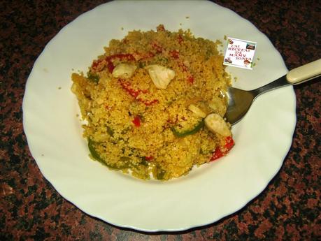 COUS COUS CON VERDURA Y POLLO AL CURRY