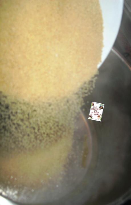 COUS COUS CON VERDURA Y POLLO AL CURRY