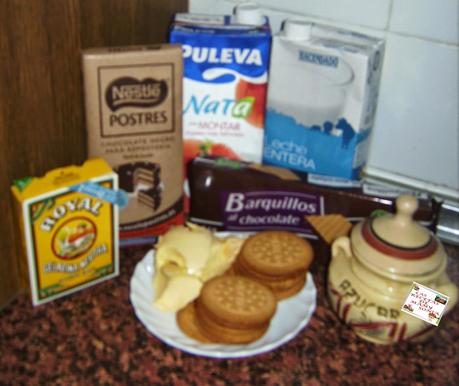 TARTA DE CHOCOLATE CON BARQUILLO DE CHOCOLATE