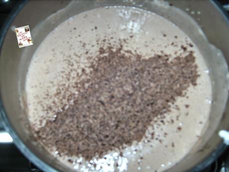 TARTA DE CHOCOLATE CON BARQUILLO DE CHOCOLATE