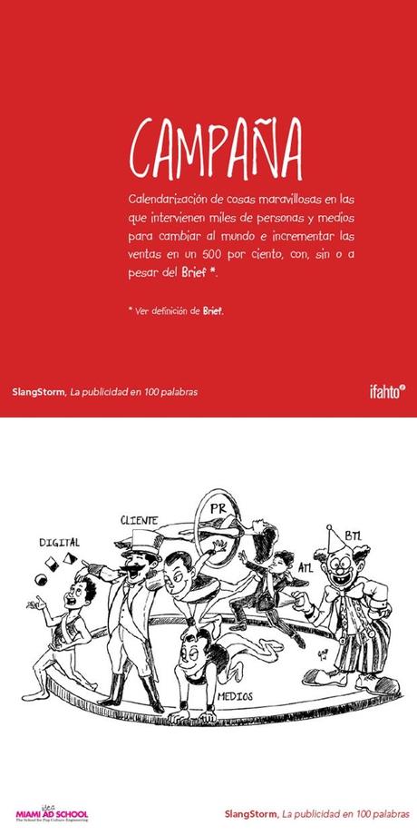 “Slang storm”, el divertido diccionario ilustrado de la publicidad