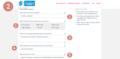 Ofrecer contenido descargable en tu blog a cambio de acciones sociales