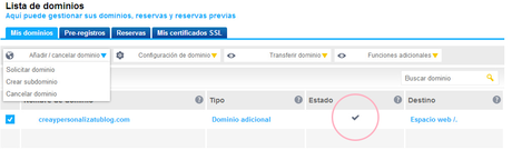 Como comprar un dominio personalizado