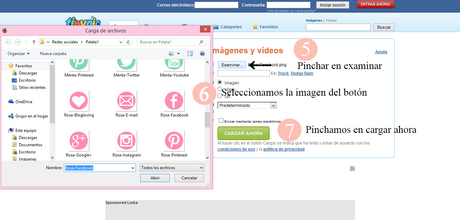 Cómo insertar iconos sociales en tu blog
