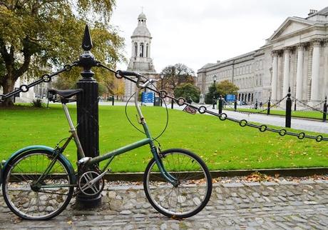 Verde irlandés en el Trinity College, Dublin