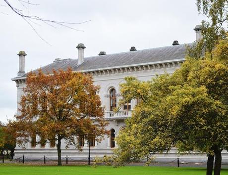 Verde irlandés en el Trinity College, Dublin