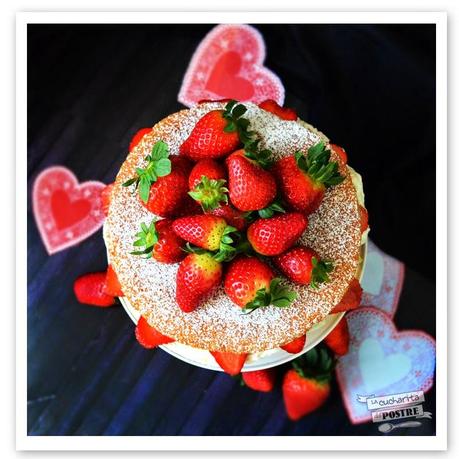 SAN VALENTIN 2015: TARTA VICTORIA SPONGE / VICTORIA SPONGE CAKE