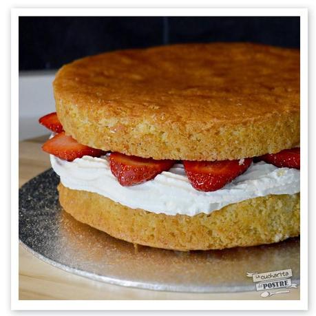 SAN VALENTIN 2015: TARTA VICTORIA SPONGE / VICTORIA SPONGE CAKE