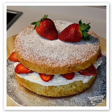 SAN VALENTIN 2015: TARTA VICTORIA SPONGE / VICTORIA SPONGE CAKE