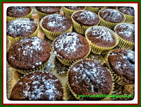 Muffins de chocolate