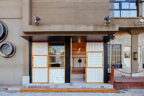 Puesto de perritos calientes diseñado por Linehouse