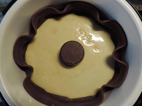 Bundt cake marmolado en olla programable.