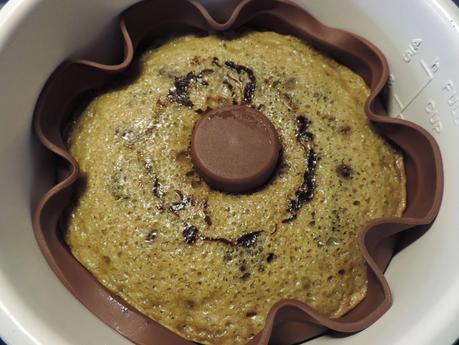 Bundt cake marmolado en olla programable.