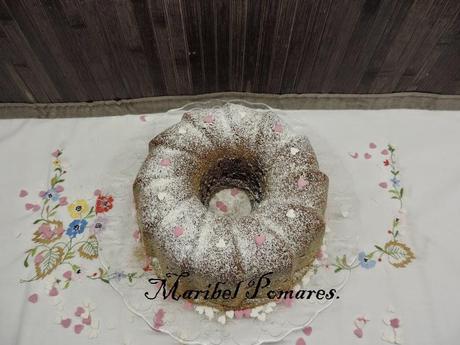 Bundt cake marmolado en olla programable.
