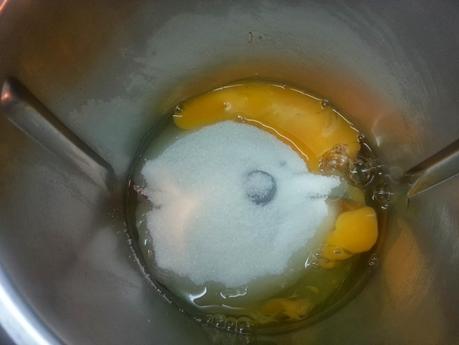 Bundt cake marmolado en olla programable.