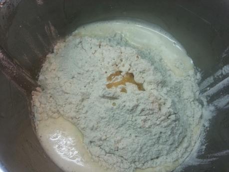 Bundt cake marmolado en olla programable.