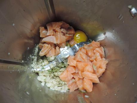 Hamburguesas de salmón.