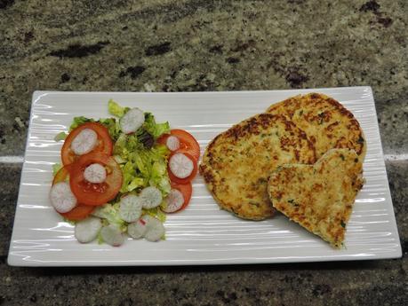 Hamburguesas de salmón.