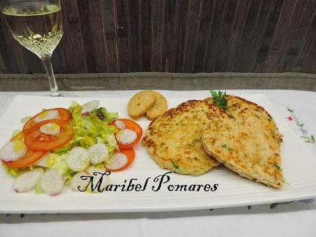 Hamburguesas de salmón.