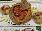 lentejas bollos preñaos chorizo, salchichón queso.