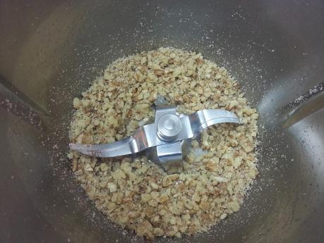 Bizcocho de caqui persimón en olla programable.