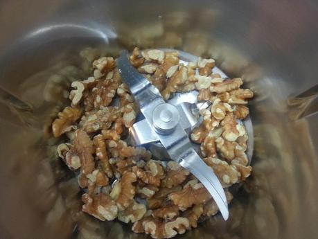 Bizcocho de caqui persimón en olla programable.