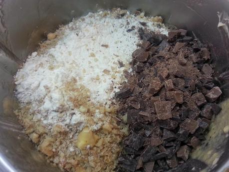 Bizcocho de caqui persimón en olla programable.