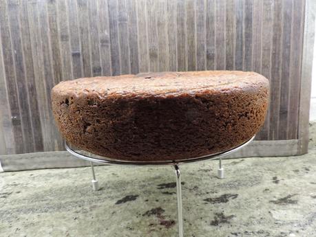 Bizcocho de caqui persimón en olla programable.