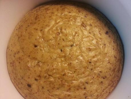 Bizcocho de caqui persimón en olla programable.