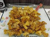 Pasta frita especias aperitivo olla programable.