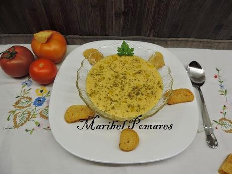 Crema de tomate en thermomix.