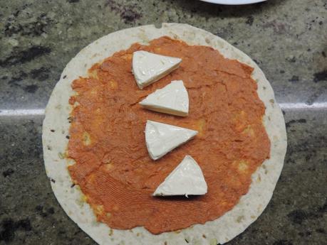 Wraps de sobrasada y quesitos.