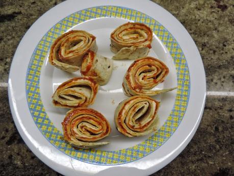 Wraps de sobrasada y quesitos.