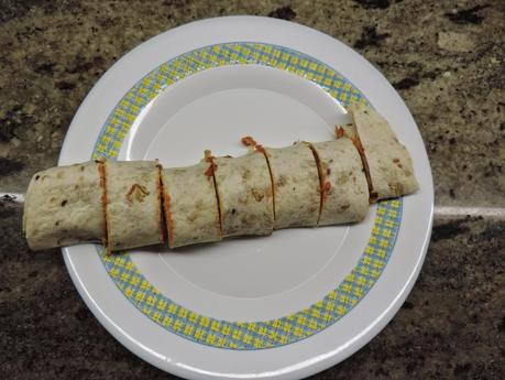 Wraps de sobrasada y quesitos.