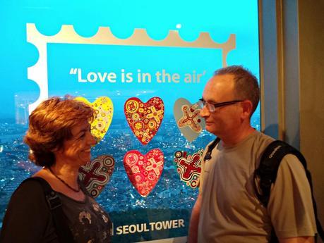 Torre N de Seúl, el amor está en el aire