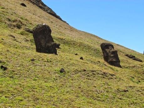 Volcán Ranu Raraku. Rapa Nui