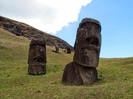 Volcán Ranu Raraku. Rapa Nui