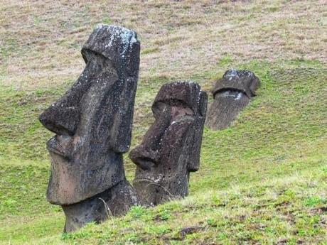 Volcán Ranu Raraku. Rapa Nui