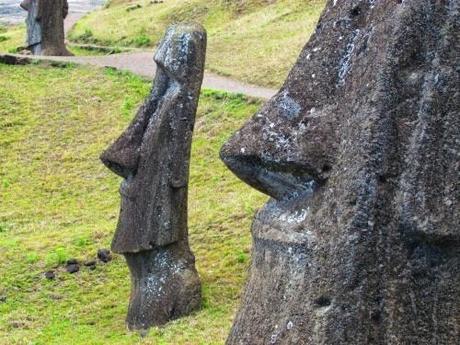 Volcán Ranu Raraku. Rapa Nui