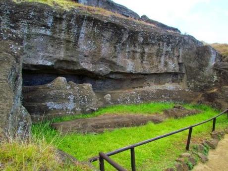 Volcán Ranu Raraku. Rapa Nui