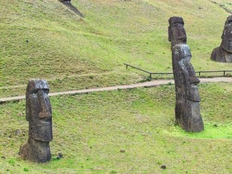 Volcán Ranu Raraku. Rapa Nui