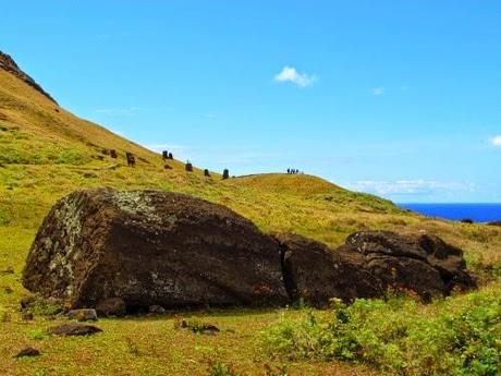 Volcán Ranu Raraku. Rapa Nui