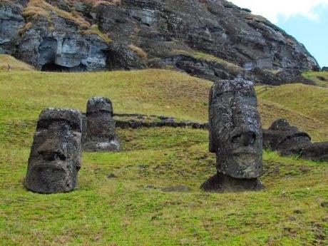 Volcán Ranu Raraku. Rapa Nui