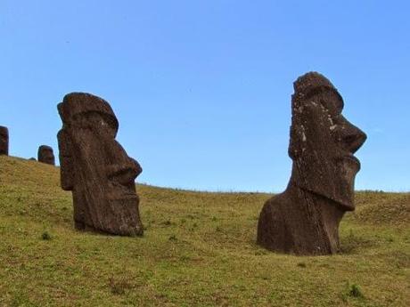Volcán Ranu Raraku. Rapa Nui