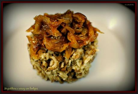 Mujaddara o arroz con lentejas tererecetas 04