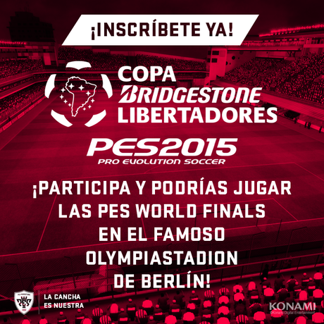 Bridgestone, en alianza con Konami, presenta la Pro Evolution Soccer (PES) Copa Bridgestone Libertadores.