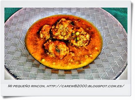 Albondigas con salsa de zanahorias