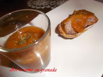 Barquitas de carrilleras a la reduccion de Pedro Ximenez