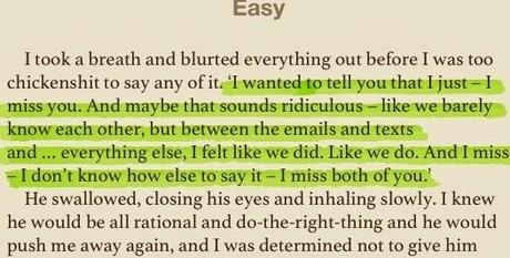 FRASES FAVORITAS: El amor es todo menos sencillo.