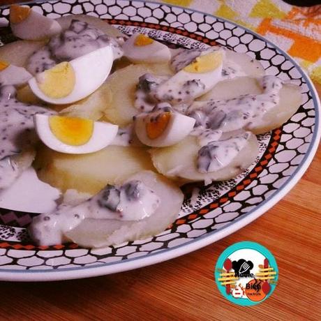 Ensalada de huevos y patatas